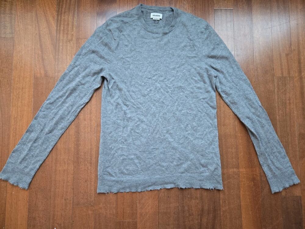 Zadig & Voltaire 100% Cashmere LIGHTWEIGHT Sweater Women's Size L